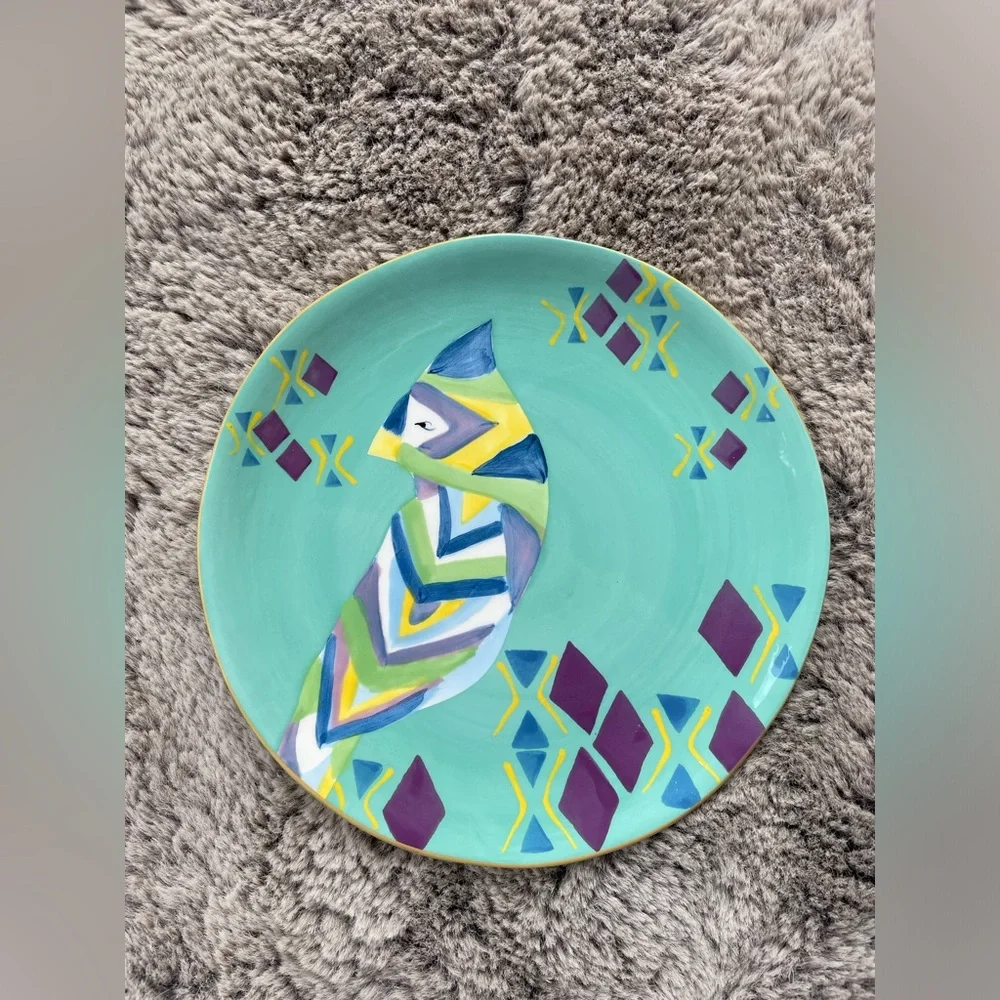 Hand painted Salad Plate set of 12